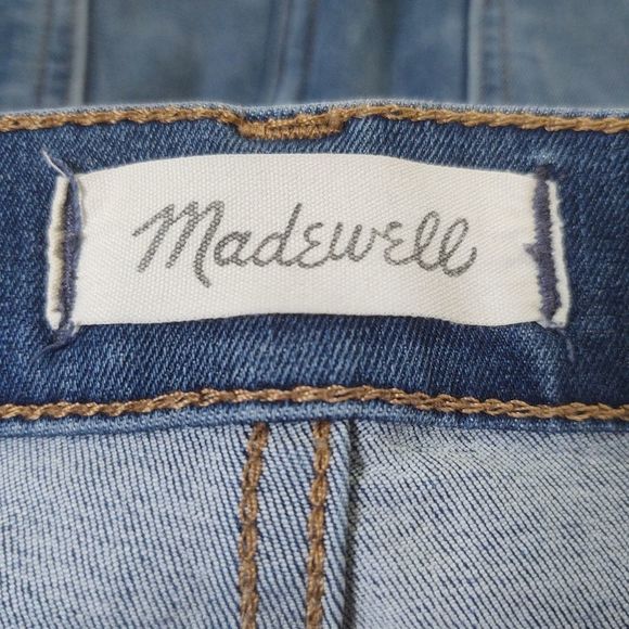 Madewell Dark Wash Roadtripper Jeggings 32T - Picture 3 of 6